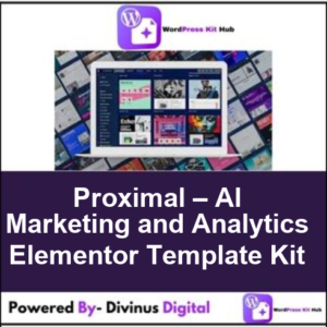 Proximal – AI Marketing and Analytics Elementor Template Kit