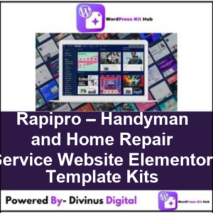 Rapipro – Handyman and Home Repair Service Website Elementor Template Kits