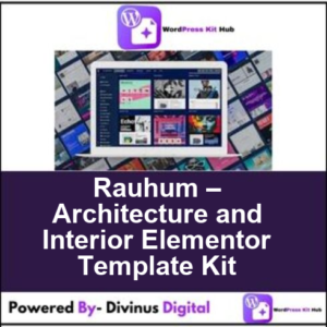 Rauhum – Architecture and Interior Elementor Template Kit