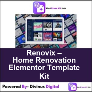 Renovix – Home Renovation Elementor Template Kit