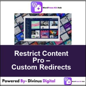Restrict Content Pro – Custom Redirects