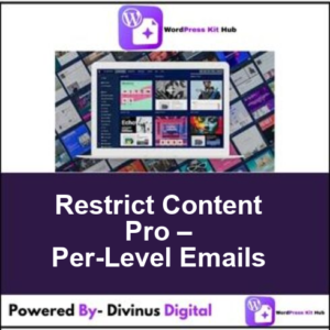 Restrict Content Pro – Per-Level Emails