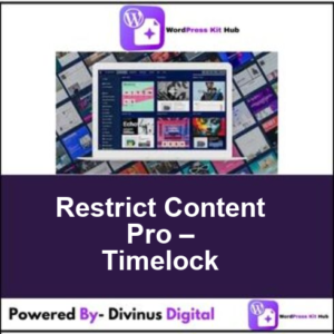 Restrict Content Pro – Timelock