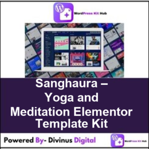 Sanghaura – Yoga and Meditation Elementor Template Kit