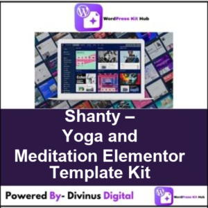 Shanty – Yoga and Meditation Elementor Template Kit