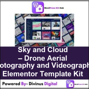 Sky and Cloud – Drone Aerial Photography and Videography Elementor Template Kit