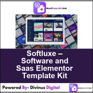 Softluxe – Software and Saas Elementor Template Kit