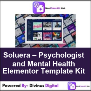 Soluera – Psychologist and Mental Health Elementor Template Kit