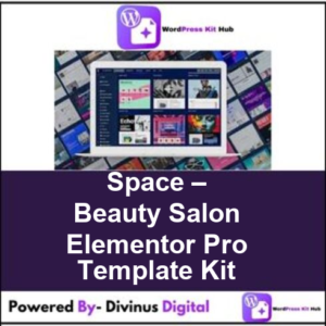 Space – Beauty Salon Elementor Pro Template Kit