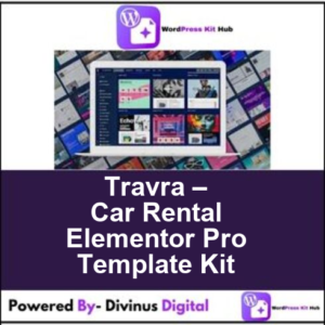 Travra – Car Rental Elementor Pro Template Kit