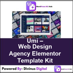 Umi – Web Design Agency Elementor Template Kit