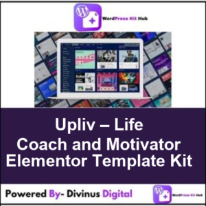 Upliv – Life Coach and Motivator Elementor Template Kit
