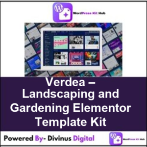 Verdea – Landscaping and Gardening Elementor Template Kit