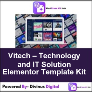 Vitech – Technology and IT Solution Elementor Template Kit