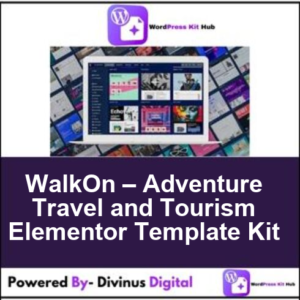 WalkOn – Adventure Travel and Tourism Elementor Template Kit