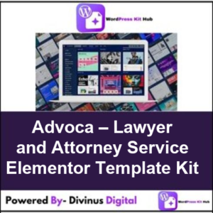 Advoca – Lawyer and Attorney Service Elementor Template Kit