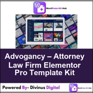 Advogancy – Attorney Law Firm Elementor Pro Template Kit