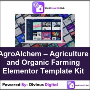AgroAlchem – Agriculture and Organic Farming Elementor Template Kit