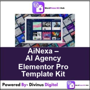 AiNexa – AI Agency Elementor Pro Template Kit
