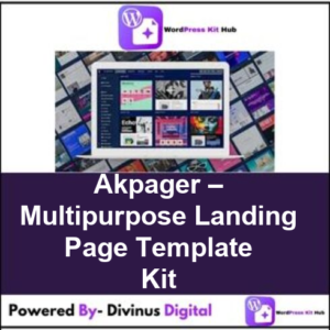 Akpager – Multipurpose Landing Page Template Kit