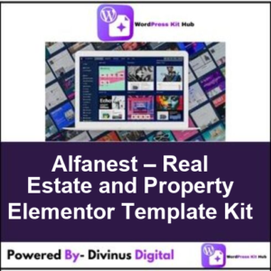 Alfanest – Real Estate and Property Elementor Template Kit