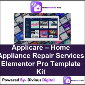 Applicare – Home Appliance Repair Services Elementor Pro Template Kit