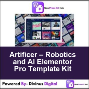 Artificer – Robotics and AI Elementor Pro Template Kit