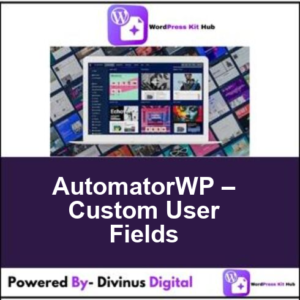 AutomatorWP – Custom User Fields