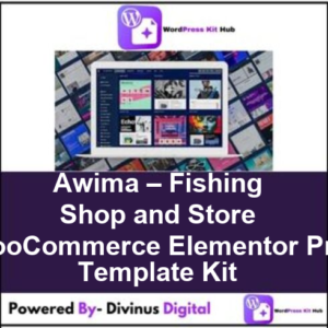Awima – Fishing Shop and Store WooCommerce Elementor Pro Template Kit