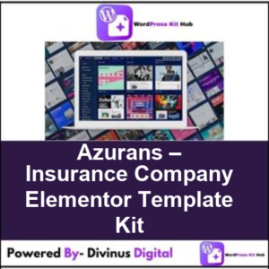 Azurans – Insurance Company Elementor Template Kit