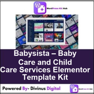 Babysista – Baby Care and Child Care Services Elementor Template Kit