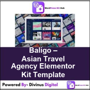 Baligo – Asian Travel Agency Elementor Kit Template