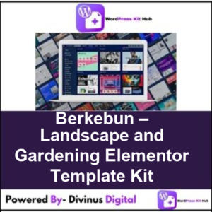 Berkebun – Landscape and Gardening Elementor Template Kit