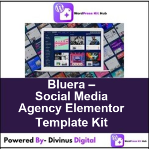 Bluera – Social Media Agency Elementor Template Kit