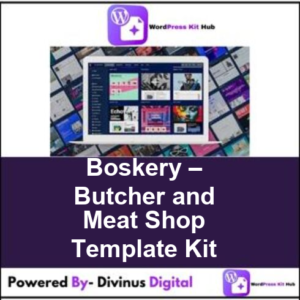 Boskery – Butcher and Meat Shop Template Kit
