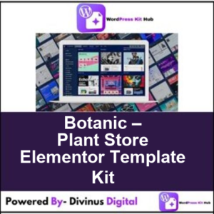Botanic – Plant Store Elementor Template Kit
