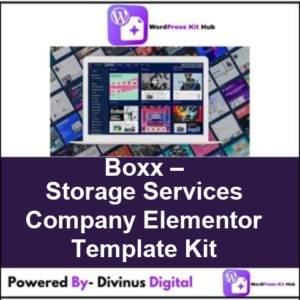 Boxx – Storage Services Company Elementor Template Kit