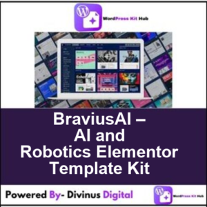 BraviusAI – AI and Robotics Elementor Template Kit