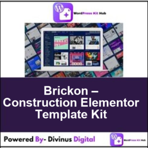 Brickon – Construction Elementor Template Kit