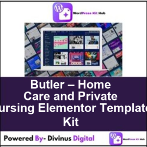 Butler – Home Care and Private Nursing Elementor Template Kit