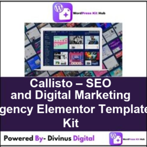 Callisto – SEO and Digital Marketing Agency Elementor Template Kit