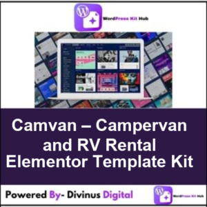 Camvan – Campervan and RV Rental Elementor Template Kit