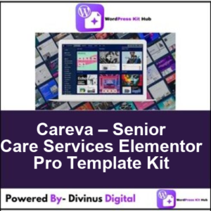 Careva – Senior Care Services Elementor Pro Template Kit