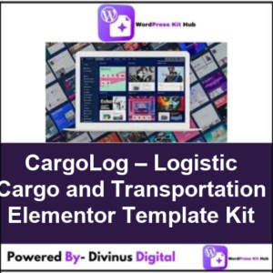 CargoLog – Logistic Cargo and Transportation Elementor Template Kit