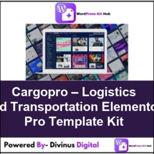 Cargopro – Logistics and Transportation Elementor Pro Template Kit