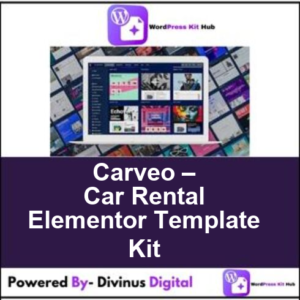 Carveo – Car Rental Elementor Template Kit