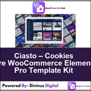 Ciasto – Cookies Store WooCommerce Elementor Pro Template Kit