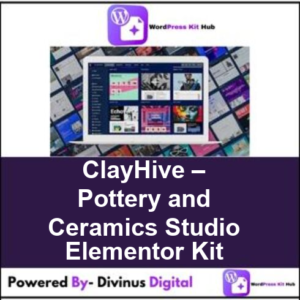 ClayHive – Pottery and Ceramics Studio Elementor Kit