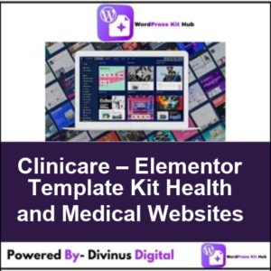 Clinicare – Elementor Template Kit Health and Medical Websites