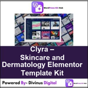 Clyra – Skincare and Dermatology Elementor Template Kit